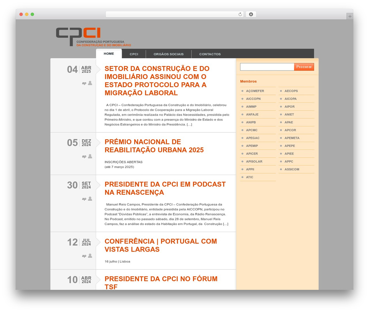 Typebased WordPress page theme - cpci.pt Typebased WordPress page theme - cpci.pt