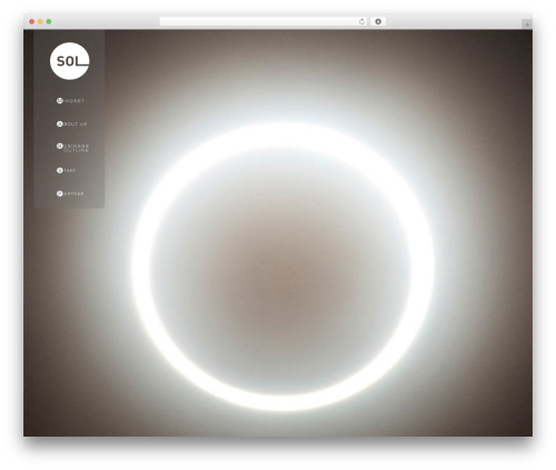 WordPress theme Sol - creation-sol.com