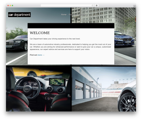 WP theme Shuttershot - car-department.com