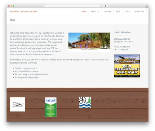 ammo WordPress theme - cpabemidji.com