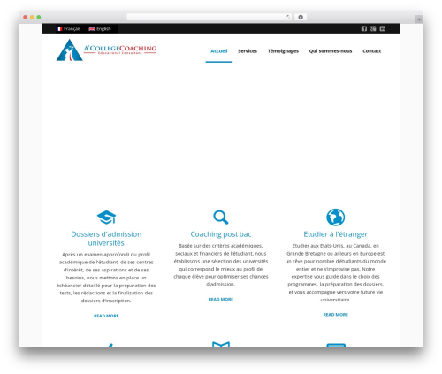 Aria WP theme - college-coaching.com