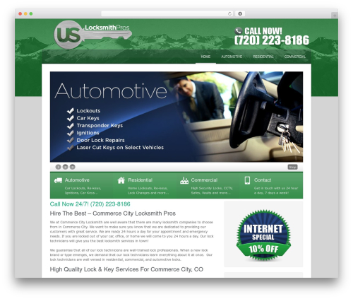 Cold Theme theme WordPress - commercecitylocksmith.net