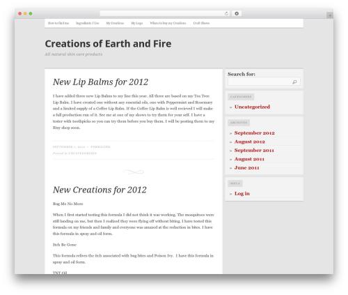 Comet WordPress theme - creationsofearthandfire.com Comet WordPress theme - creationsofearthandfire.com