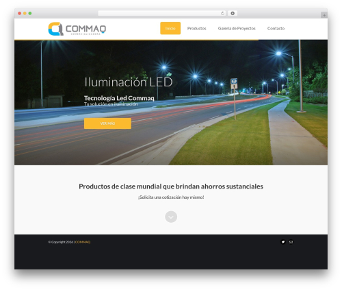 Commaq WordPress theme - commaq.com.mx