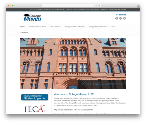 Modernize theme WordPress - college-maven.com
