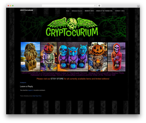 Modularity Lite WordPress theme - cryptocurium.com