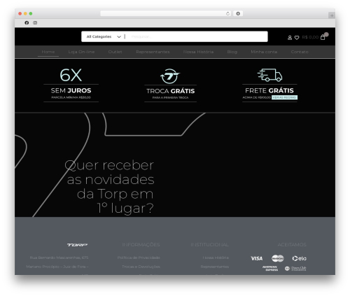 Infixs correios automatico WordPress plugin - torp.ind.br