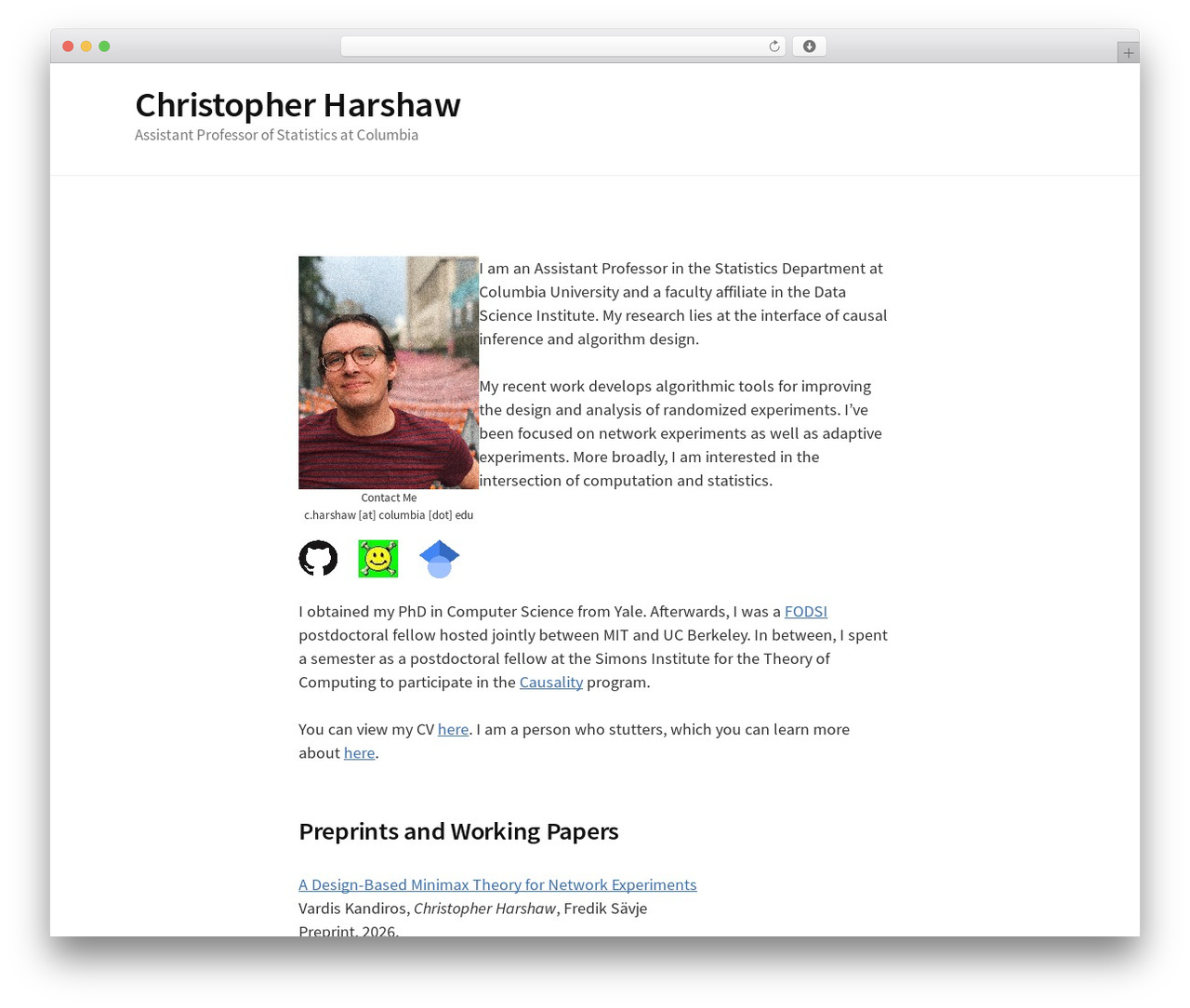 Theme WordPress First - chrisharshaw.com Theme WordPress First - chrisharshaw.com