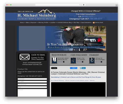 Announcement and vertical scroll news WordPress plugin - criminal-lawyer-colorado.com