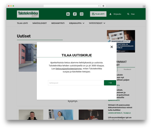 Theme WordPress Into-Digital Components - talotekniikka-lehti.fi