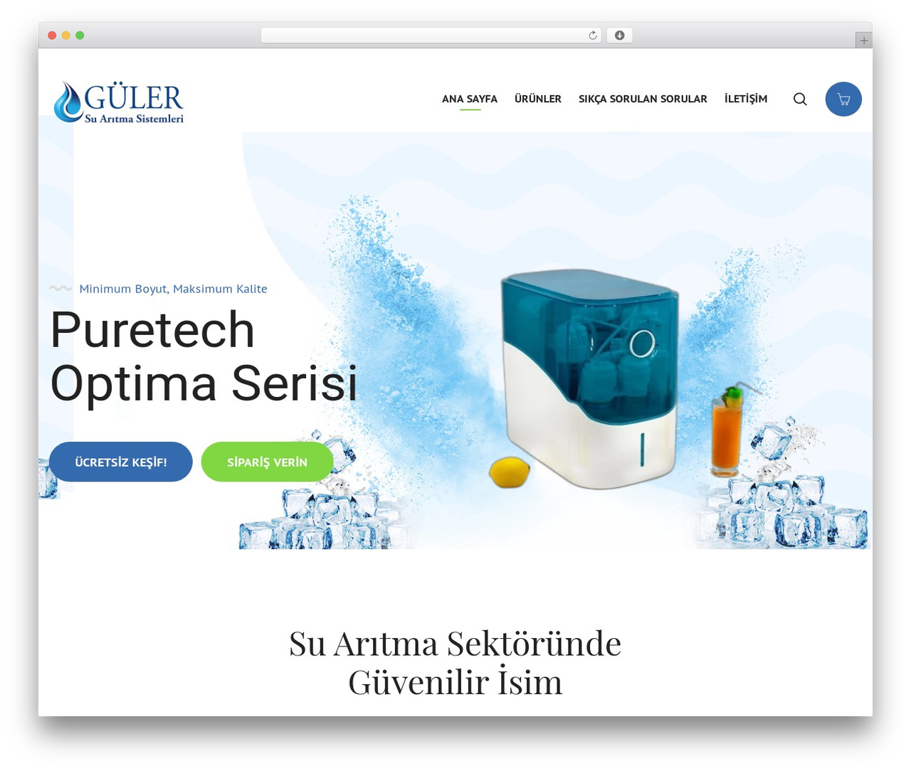 Uaques WordPress website theme - gulersuaritma.com