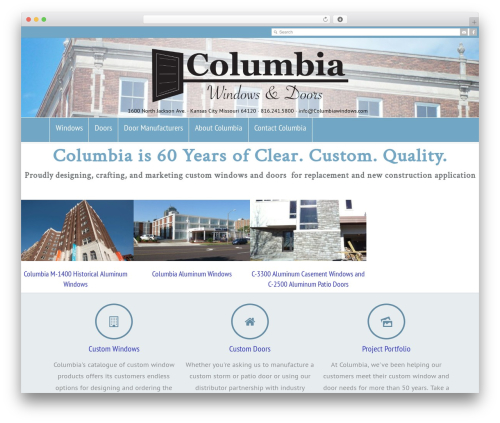 WordPress theme RT-Theme 18 - columbiawindows.com