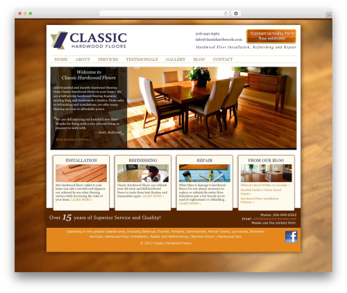 WordPress theme WP Framework - classichardwoodfloorswa.com