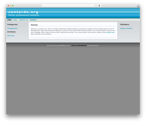 Andreas09 premium WordPress theme - contardo.org