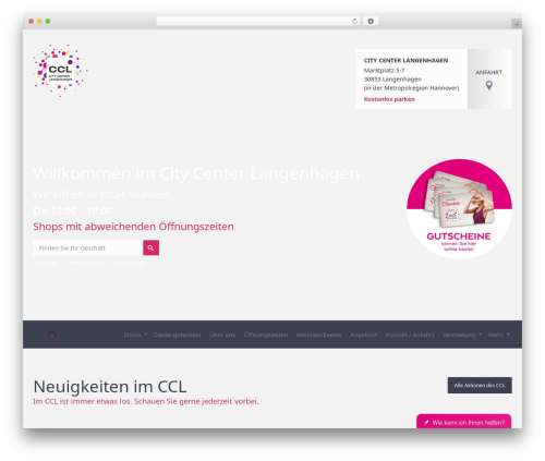 ccl-langenhagen WordPress store theme - ccl-langenhagen.de