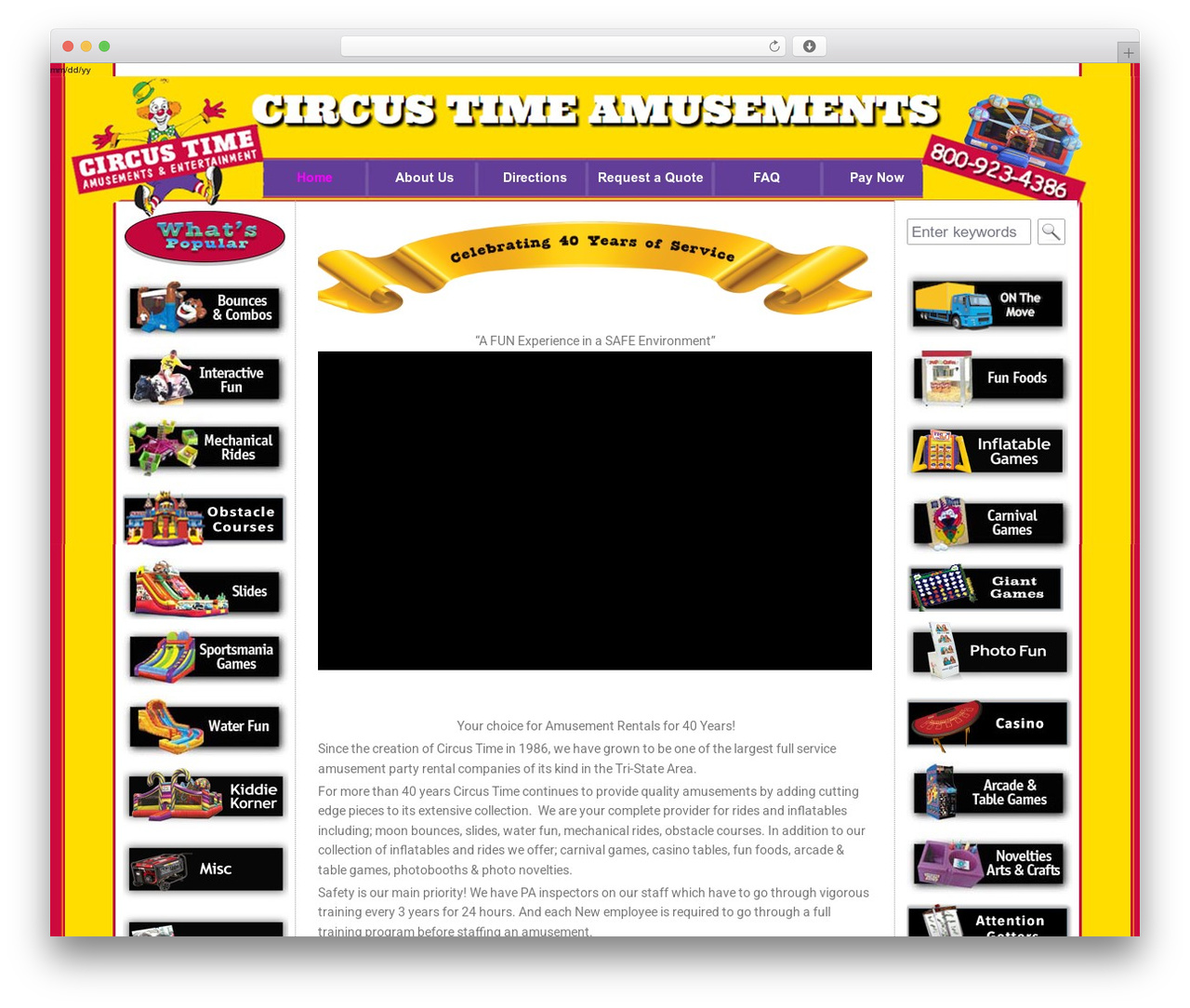 Constructor WP theme - circustime.net