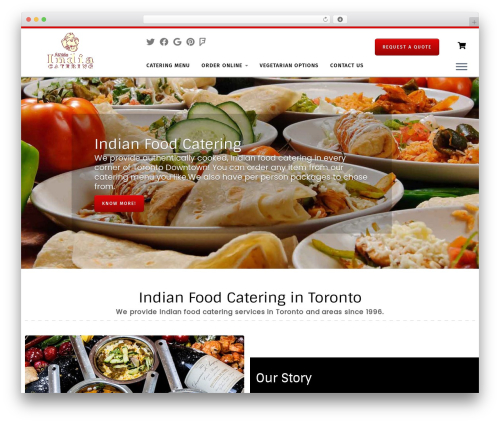 Customizr free WP theme - catering.littleindia.ca