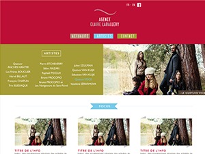 Flat Moosic theme WordPress by Audrey Prud'Homme