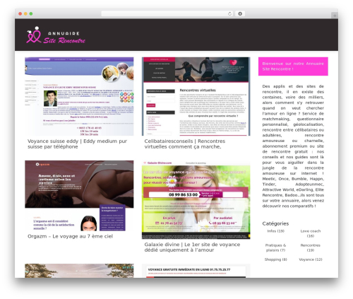 generic-site theme WordPress - annuairesiterencontre.com