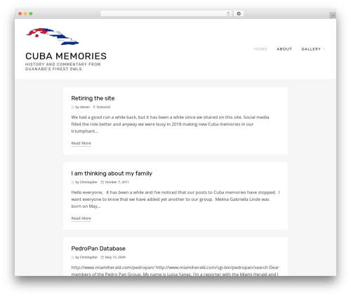 Geodesic WordPress theme - cubamemories.com Geodesic WordPress theme - cubamemories.com