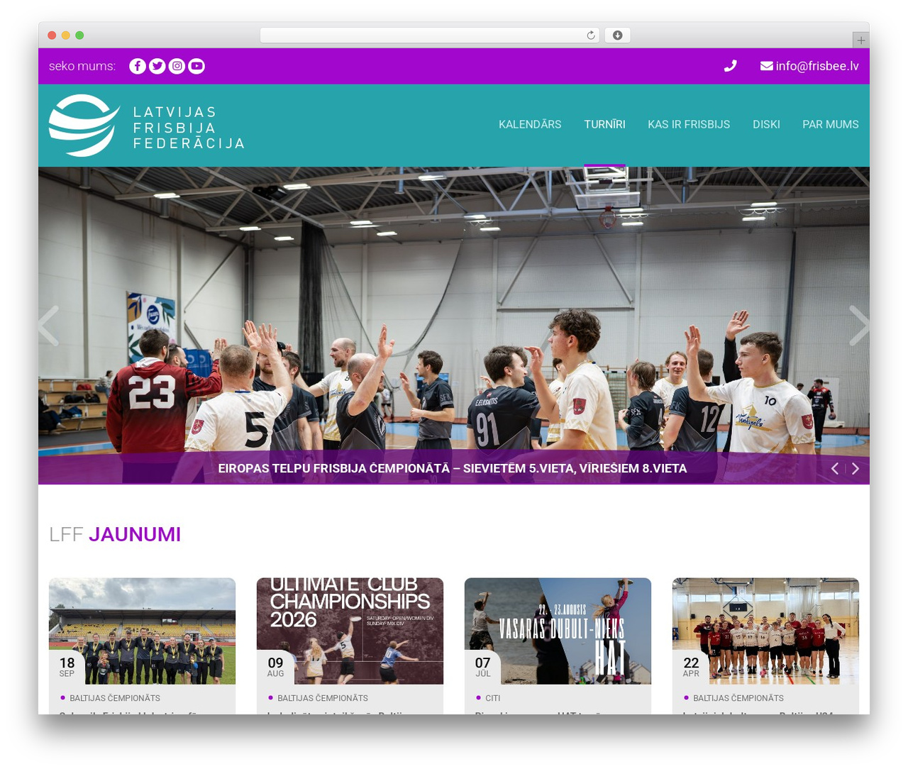 LFF theme WordPress - frisbee.lv LFF theme WordPress - frisbee.lv