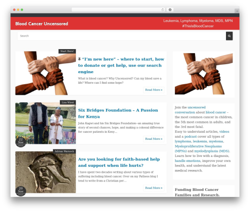 Simple Days WordPress theme - bloodcanceruncensored.com Simple Days WordPress theme - bloodcanceruncensored.com