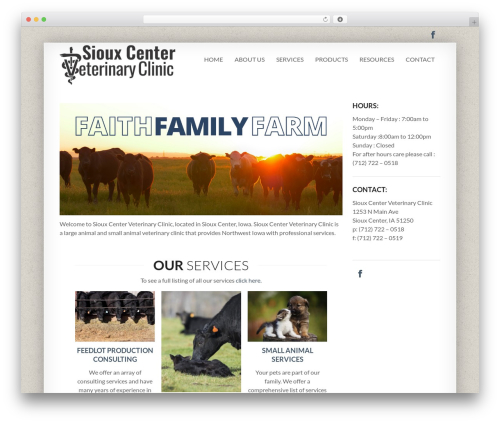 Smartbox WordPress theme - siouxcentervetclinic.com