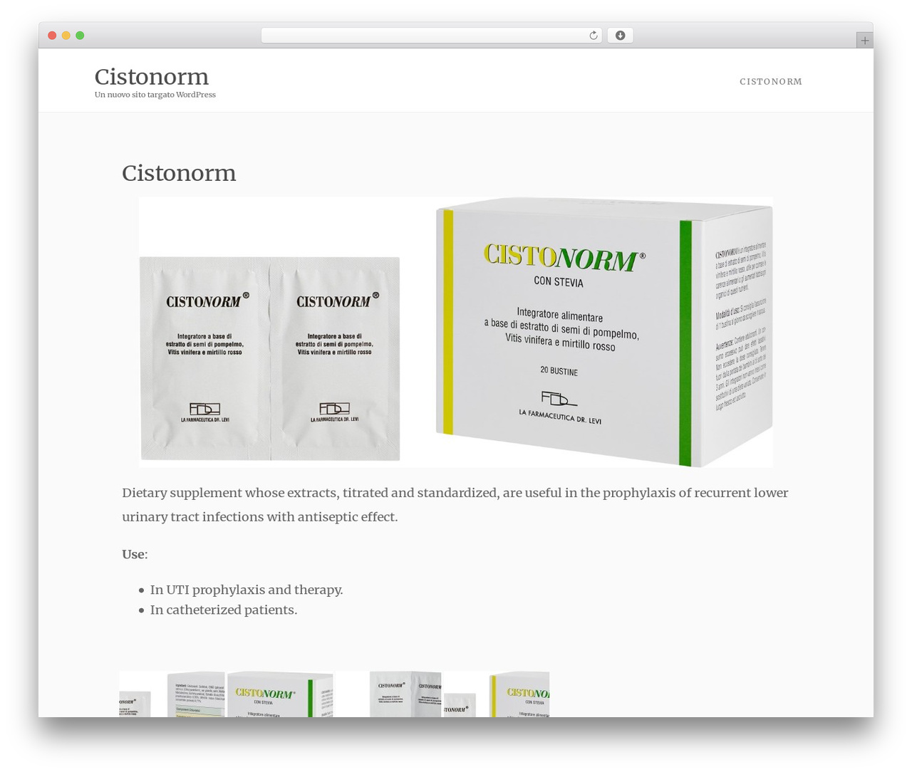 So Simple 75 WordPress theme - cistonorm.com