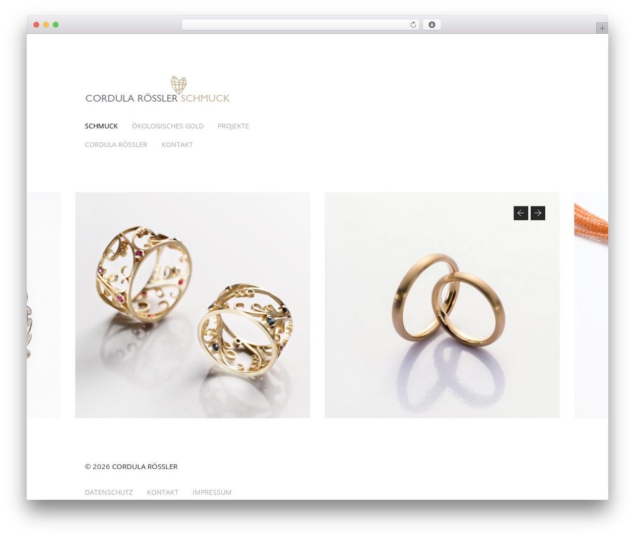 Spaces WordPress theme - cordula-roessler.de