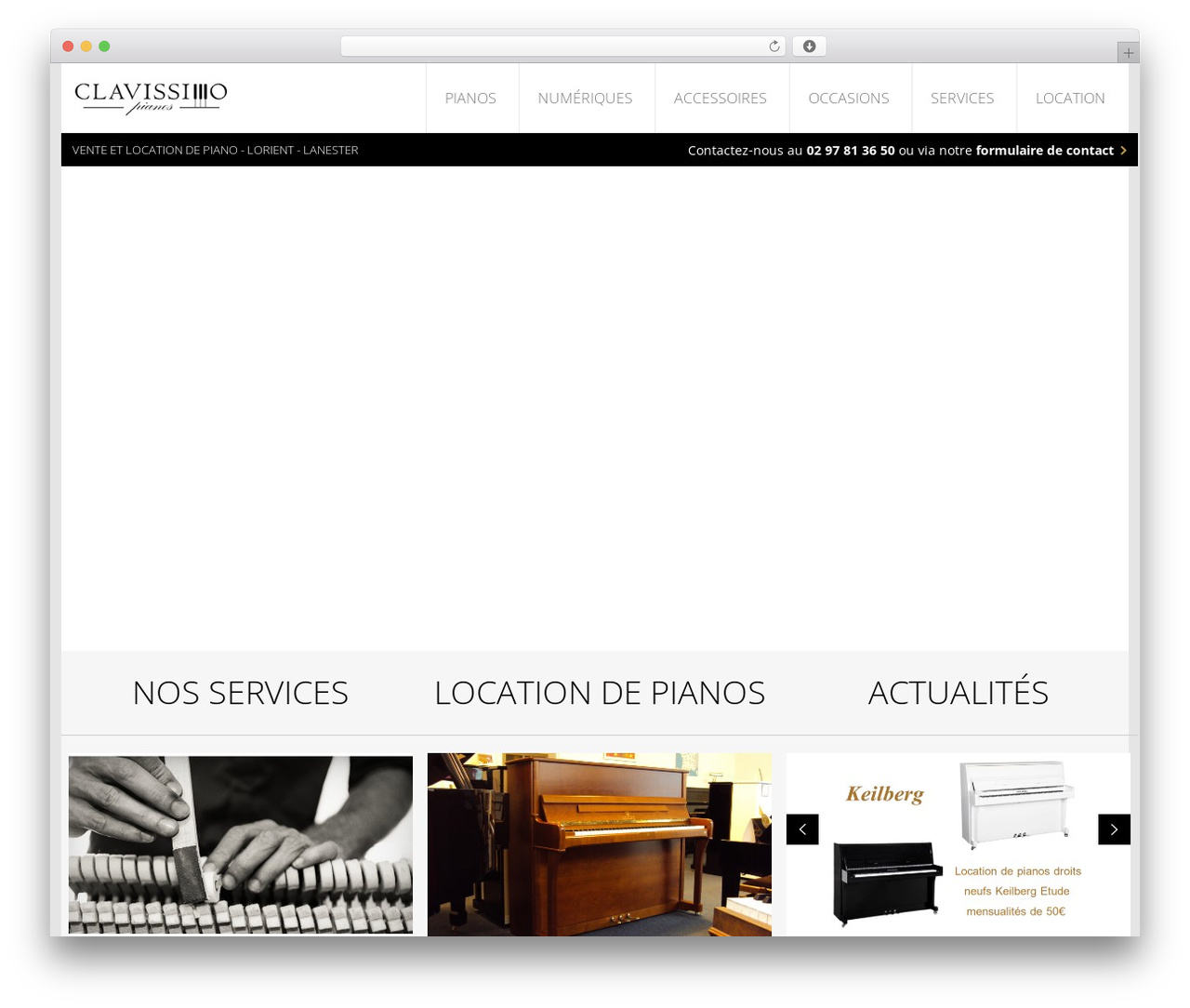 Theme WordPress ARTGOmédia - clavissimo.fr