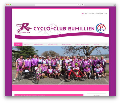 Theme WordPress Discovery - cyclo-club-rumilly.com