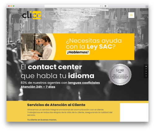 Theme WordPress Divi - clicc.es
