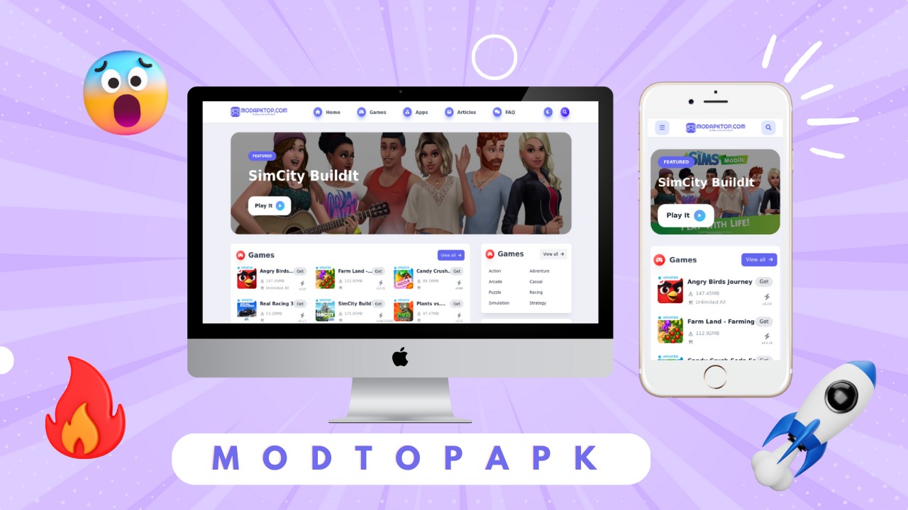 Theme WordPress MODAPKTOP Theme WordPress MODAPKTOP