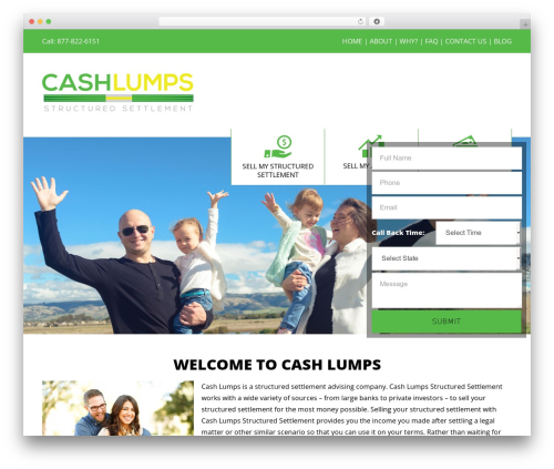 Themify Basic business WordPress theme - cashlumps.com