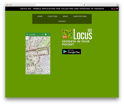 WordPress theme Locus - locusgis.com