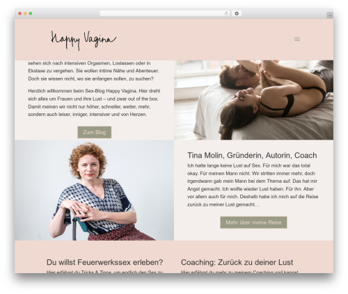 WordPress theme Divi - happyvagina.de