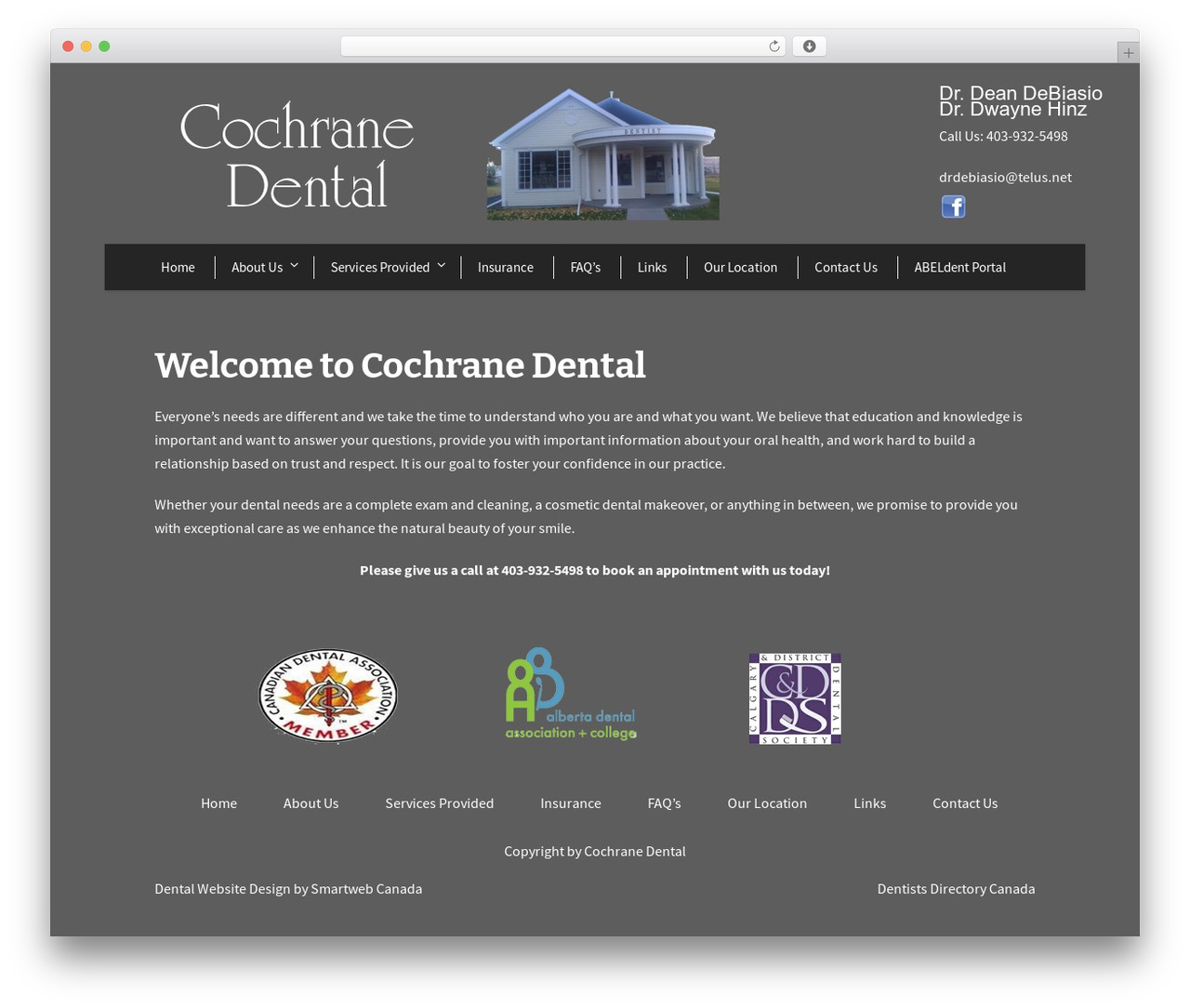 WordPress theme Flawless - cochranedentists.com