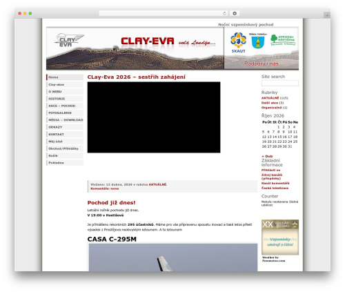 WordPress theme WP-Andreas_Clay - clay-eva.cz