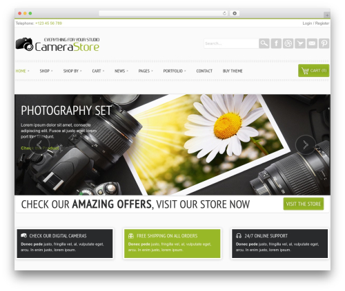 WP theme Camy - camy.premiumcoding.com