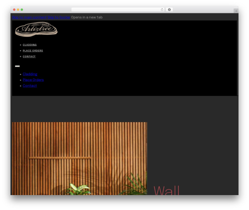 Artiztree WordPress theme - artiztree.com