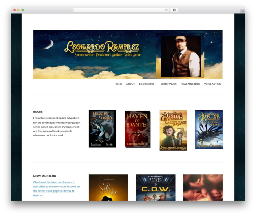Author Theme premium WordPress theme - leonardoverse.com