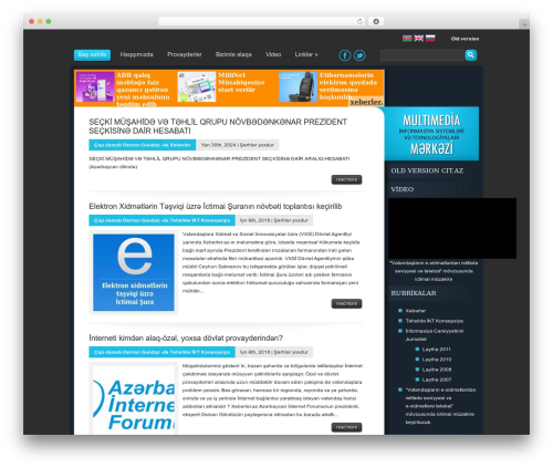 Basic theme WordPress free - cit.az