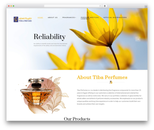 Covan WordPress theme - tibaperfumes.com