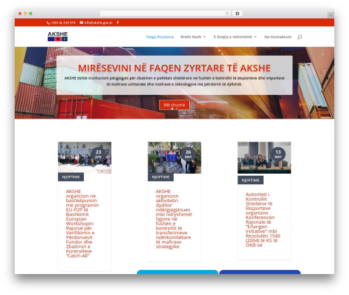 Divi visual footer WordPress plugin - akshe.gov.al