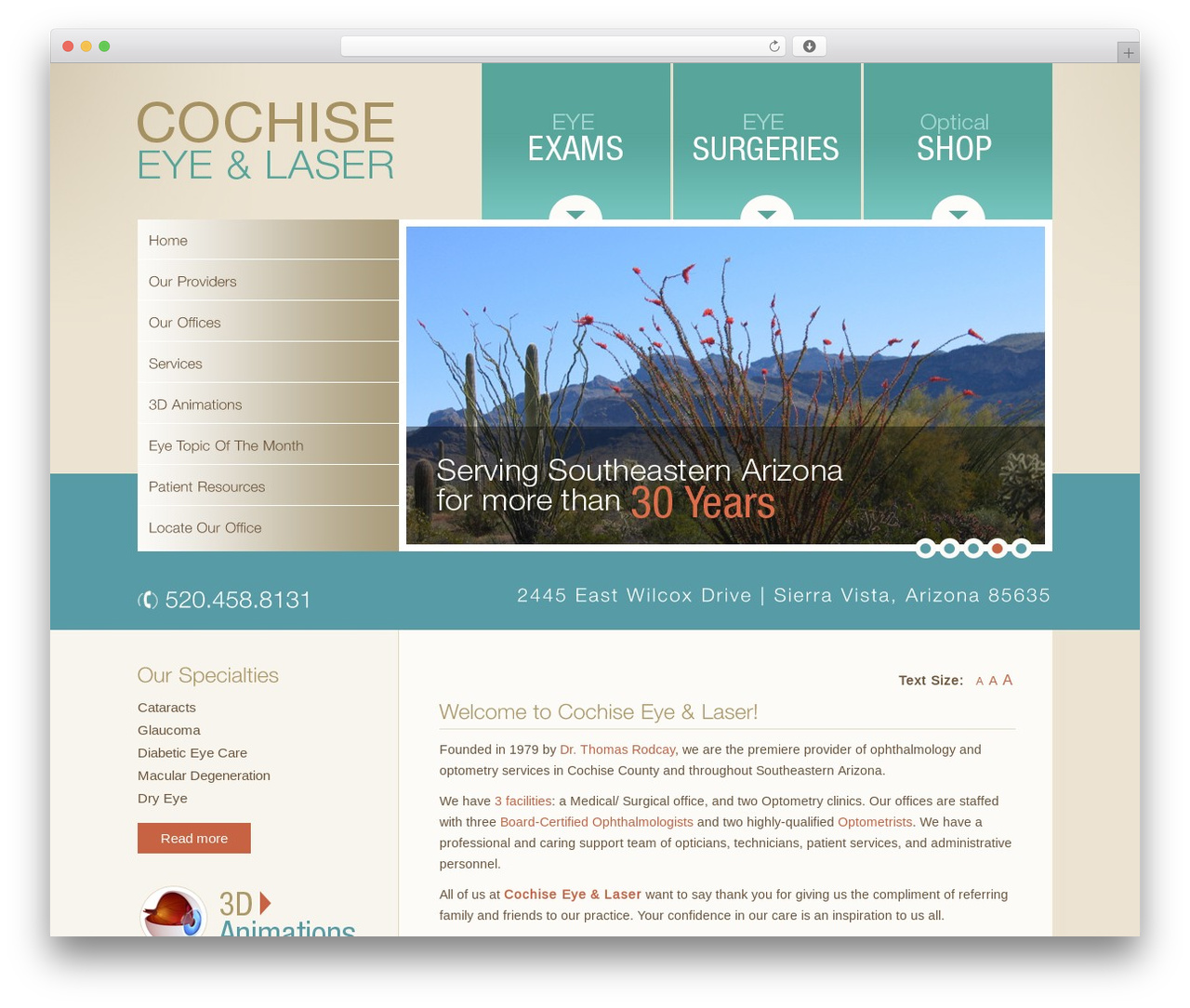 HTML5 Custom Wordpress Theme best WordPress theme - cochiseeye.com