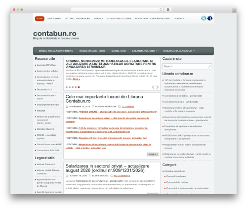 Lined WordPress theme - contabun.ro