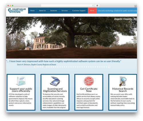 MODUS theme WordPress - courthousecomputersystems.com/corporate