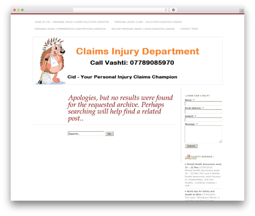 Theme WordPress Chateau - WordPress.com - claimsinjurydepartment.co.uk
