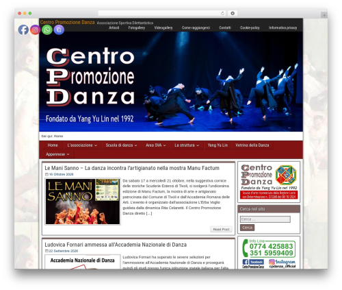 Theme WordPress Frontier - cpdanza.it