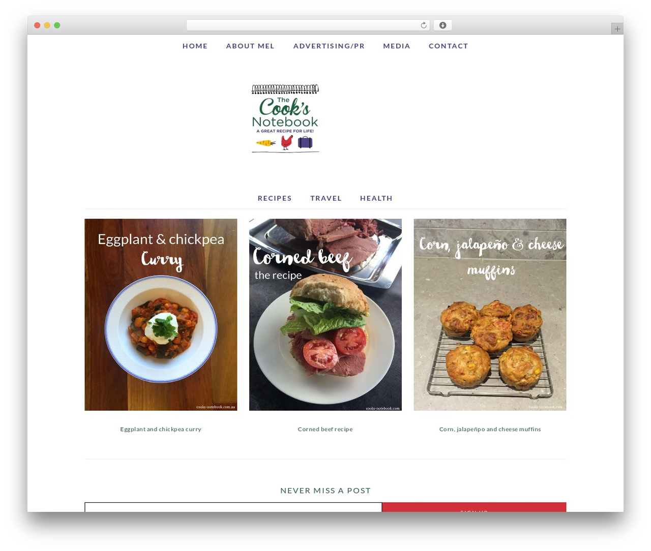 Theme WordPress Brunch Pro Theme - cooks-notebook.com.au